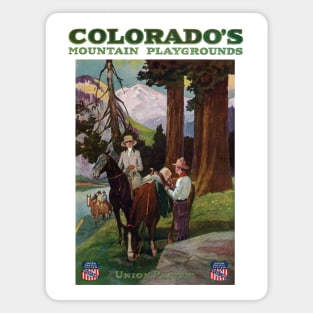 1915 Colorado Mountains Magnet